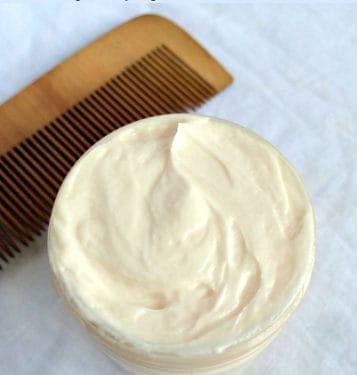 ماسك القشطة والمايونيز للشعر