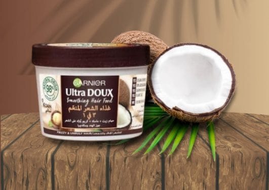 ماسك غارنييه ألترا دو غذاء الشعر بجوز الهند