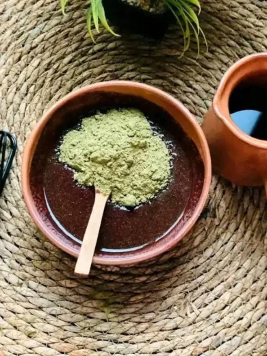 خلطة السدر مع المشاط الأحمرك