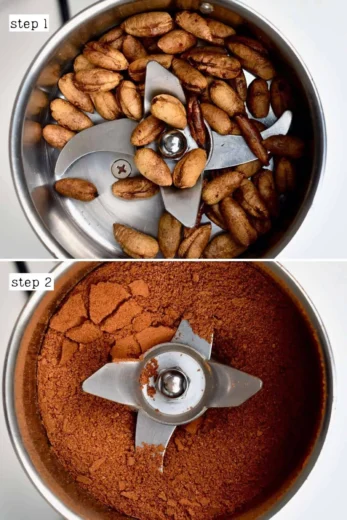 طريقة طحن نواة التمر للشعر
